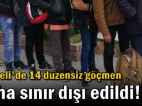 Kocaeli'de 14 düzensiz göçmen daha sınır dışı edildi!