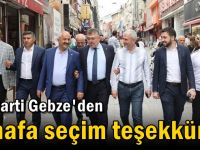 AK Parti Gebze'den esnafa seçim teşekkürü