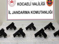 7 adet tabanca ile yakalandılar!