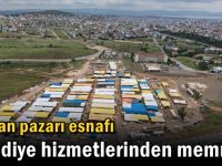 Kurban pazarı esnafı belediye hizmetlerinden memnun