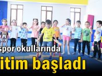 Yaz spor okullarında eğitim başladı