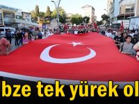 Gebze Tek Yürek Oldu