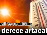 Kocaeli'de sıcaklıklar 10 derece artacak!