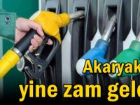 Akaryakıta yine zam geldi!