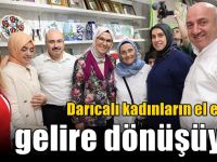 Darıcalı kadınların el emeği gelire dönüşüyor