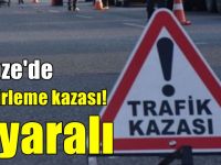Gebze'de 4 aracın karıştığı zincirleme kaza: 2 yaralı