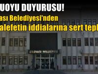 Dilovası Belediyesi'nden muhalefetin iddialarına sert tepki