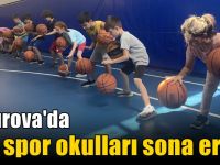 Yaz spor okulları sona erdi