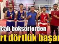 Darıcalı boksörlerden dört dörtlük başarı