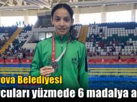 Çayırova Belediyesi sporcuları yüzmede 6 madalya aldı