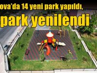 Çayırova’da 14 yeni park yapıldı, 16 park yenilendi