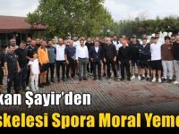 Başkan Şayir’den Diliskelesi Spora Moral Yemeği