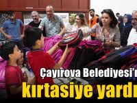 Çayırova Belediyesi’nden kırtasiye yardımı