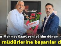 Muhtar Mehmet Özay, eğitim camiasını unutmadı