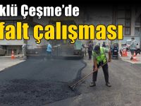 Köşklü Çeşme’de  Asfalt Çalışması