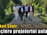 Başkan Şayir, gençlere projelerini anlattı