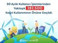 URBAS, 282 bin 500 kâğıt tasarrufu sağladı