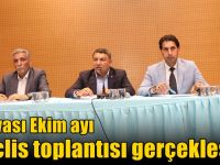 Dilovası Ekim ayı Meclis Toplantısı gerçekleşti