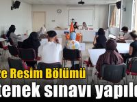 Gebze Resim Bölümü Yetenek Sınavı yapıldı