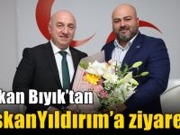 Başkan Bıyık’tan MHP İlçe Başkanı Yıldırım’a hayırlı olsun ziyareti