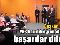 Başkan Bıyık, YKS hazırlık öğrencilerine başarılar diledi