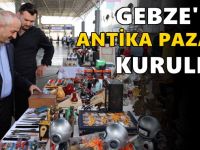 Gebze’de Antika Pazarı Kuruldu