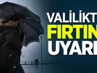 Kocaeli Valiliği'nden fırtına uyarısı!