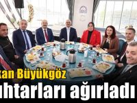 Başkan Büyükgöz Muhtarları Ağırladı