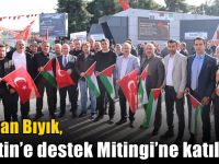 Başkan Bıyık, Filistin’e destek Mitingi’ne katıldı