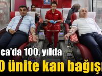 Darıca’da 100. yılda 100 ünite kan bağışı