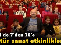 GKM’de 7’den 70’e  Kültür Sanat Etkinlikleri