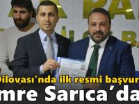 Emre Sarıca aday adaylığı başvurusunu yaptı