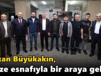 Başkan Büyükakın, Gebze esnafıyla bir araya geldi