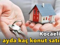 Kocaeli’de bir ayda kaç konut satıldı?