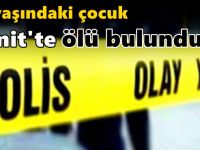 10 yaşındaki çocuk İzmit'te ölü bulundu!