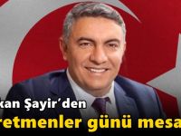 Başkan Şayir’den Öğretmenler Günü Mesajı