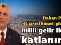 40 tanesi Kocaeli gibi olsa milli gelir ikiye katlanırdı