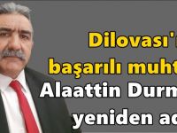 Başarılı muhtar Alaattin Durmuş yeniden aday