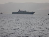 TCG Anadolu körfeze demir attı