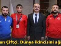 Başkan Çiftçi, Dünya ikincisini ağırladı