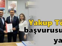 Yakup Törk, başvurusunu yaptı