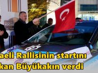 40. Kocaeli Rallisinin startını Başkan Büyükakın verdi