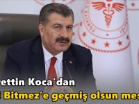 Fahrettin Koca'dan SP'li Bitmez’e geçmiş olsun mesajı