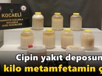 Cipin yakıt deposundan 111 kilo metamfetamin çıktı