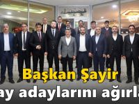 Başkan Şayir, aday adaylarını yemekte buluşturdu