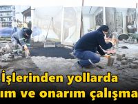 Fen İşlerinden yollarda bakım ve onarım çalışması