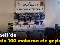 Kocaeli'de 141 bin 100 makaron ele geçirildi