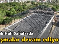 Kapalı Halı Sahalarda Çalışmalar Devam Ediyor