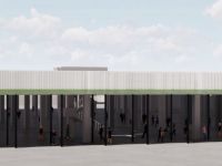 Büyükşehir’den pazar alanına sundurma