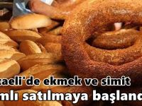 Kocaeli'de ekmek ve simit zam satılmaya başlandı!